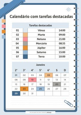Organizer for University Exams presentation template 