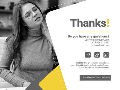 스트레스와 번아웃 콘퍼런스 프레젠테이션 템플릿