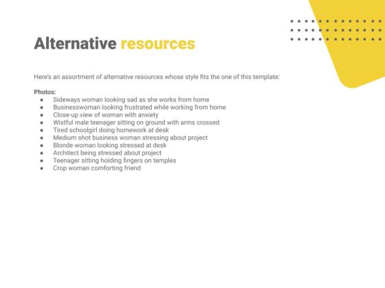 스트레스와 번아웃 콘퍼런스 프레젠테이션 템플릿