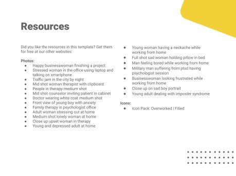 스트레스와 번아웃 콘퍼런스 프레젠테이션 템플릿