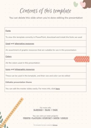 Panno Pastel Scrapbook Style Subject Presentation - My First Day presentation template 