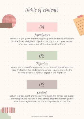 Panno Pastel Scrapbook Style Subject Presentation - My First Day presentation template 