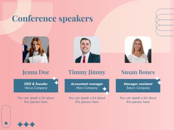 긍정적 사고의 힘 콘퍼런스 프레젠테이션 템플릿