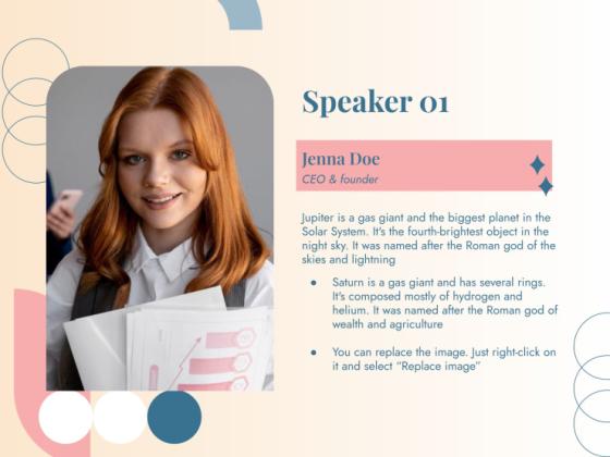 긍정적 사고의 힘 콘퍼런스 프레젠테이션 템플릿