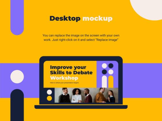 Improve your Skills to Debate Workshop presentation template 
