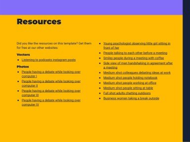 Improve your Skills to Debate Workshop presentation template 