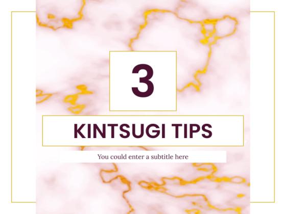 Kintsugi Workshop presentation template 