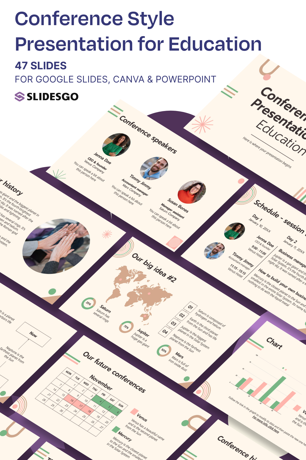 Conference Style Presentation for Education Presentation