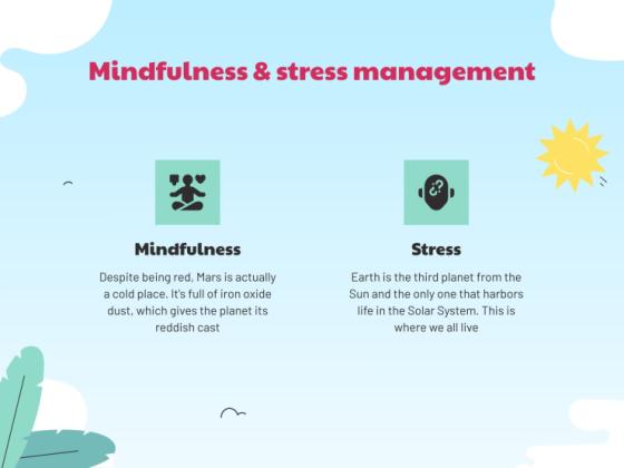Mindfulness and Stress Management Workshop presentation template 