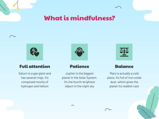 Mindfulness and Stress Management Workshop presentation template 