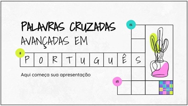Advanced Crossword Puzzles in Portuguese Presentation Advanced Crossword Puzzles in Portuguese Presentation