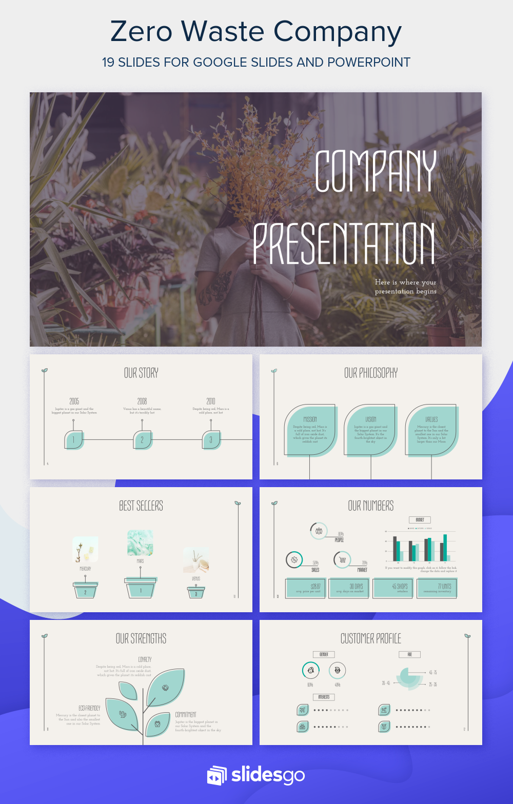 Zero Waste Company Google Slides and PowerPoint Template