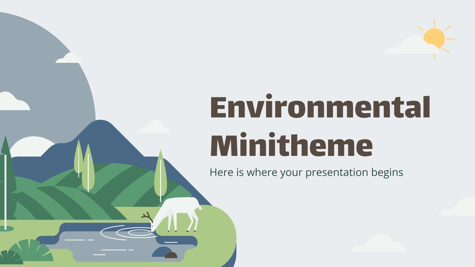 Environmental Minitheme presentation template 