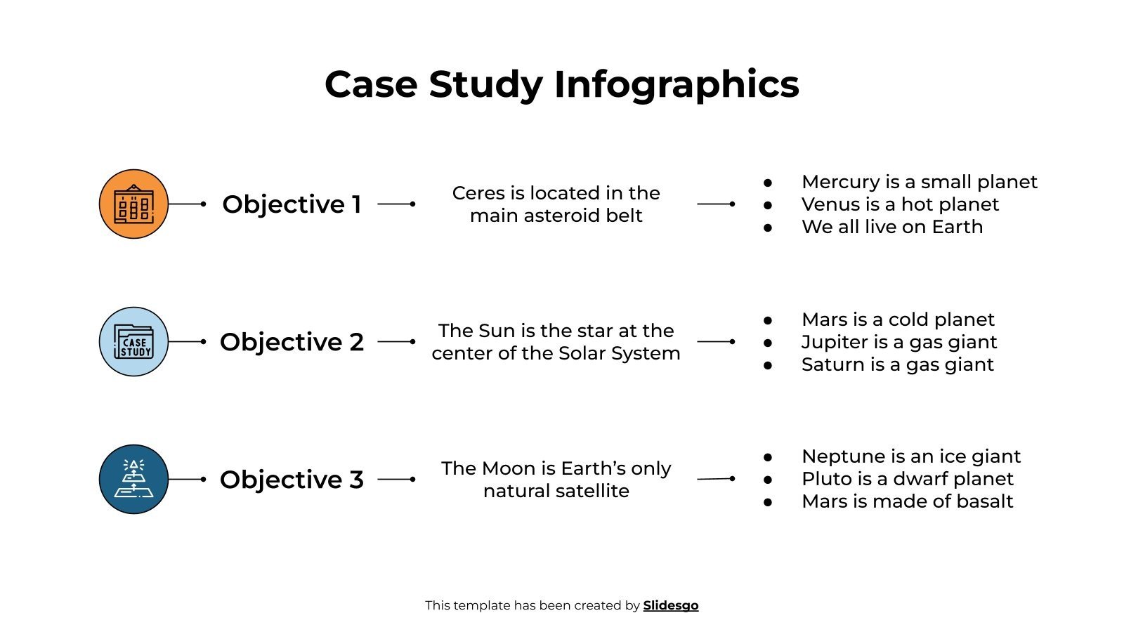 Case Study Infographics template