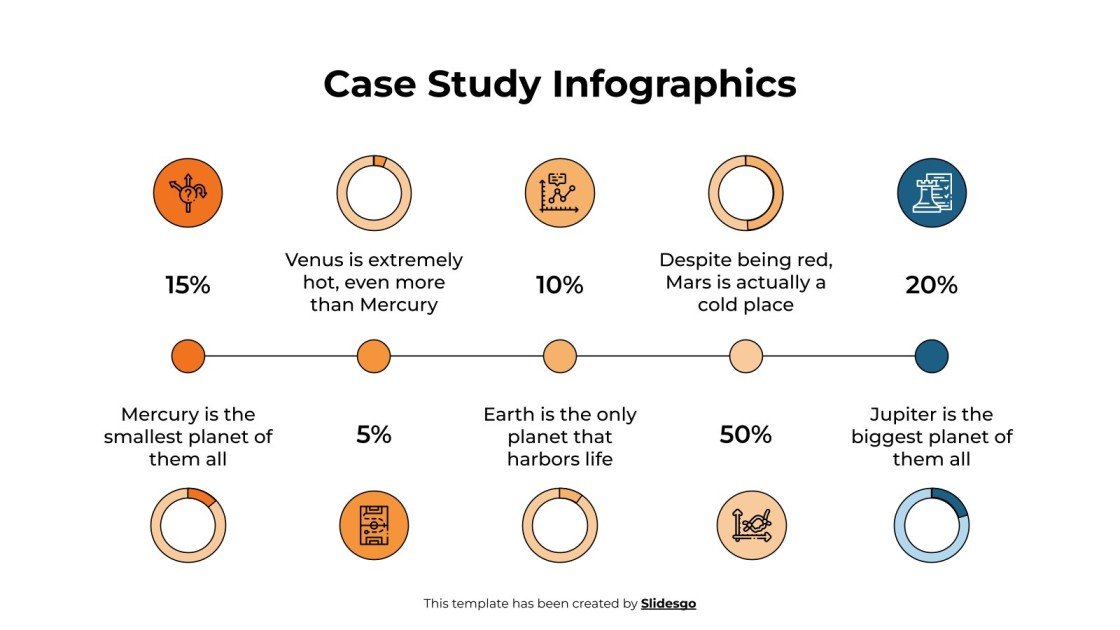 Case Study Infographics template