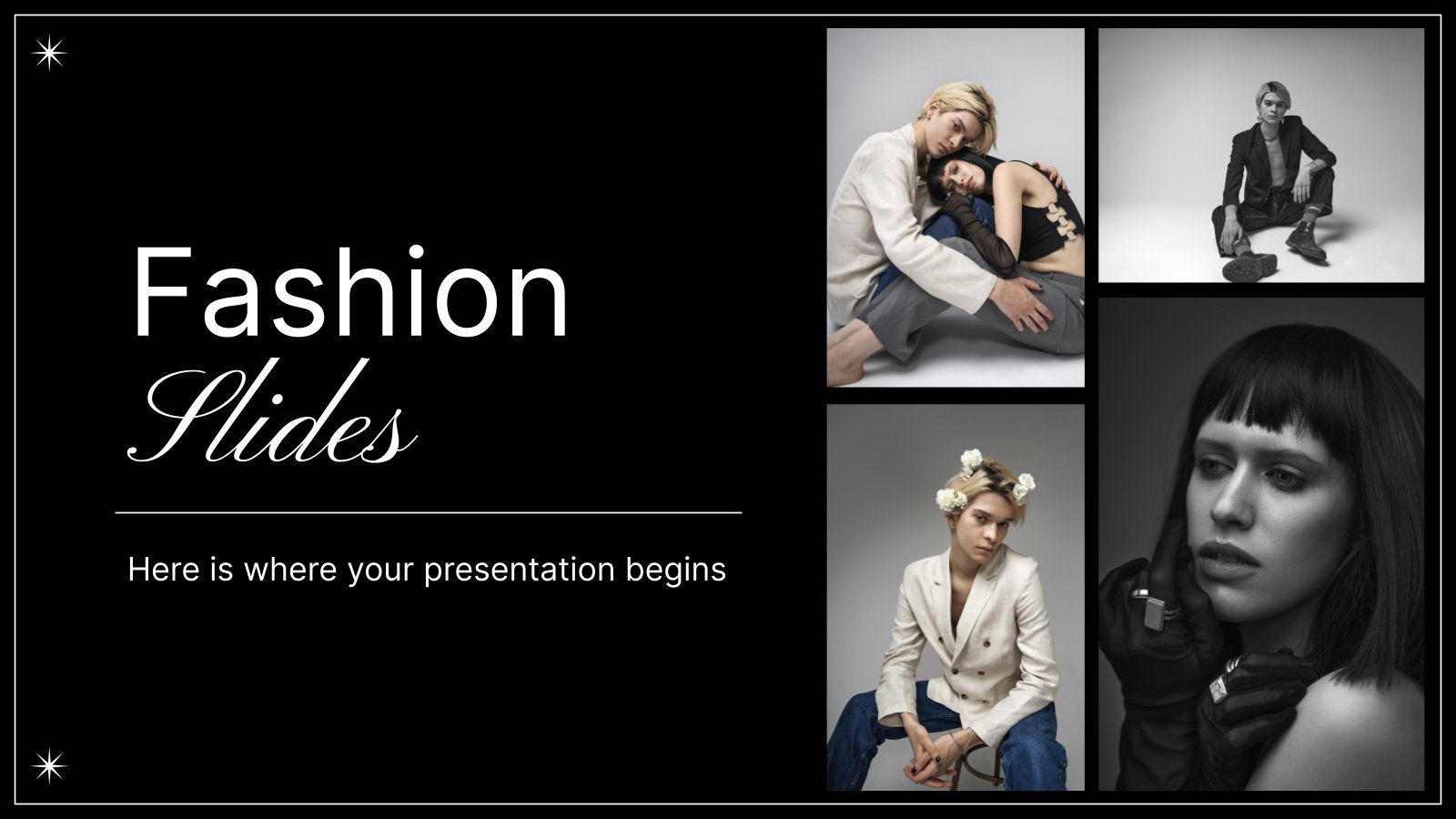 Fashion Slides presentation template 