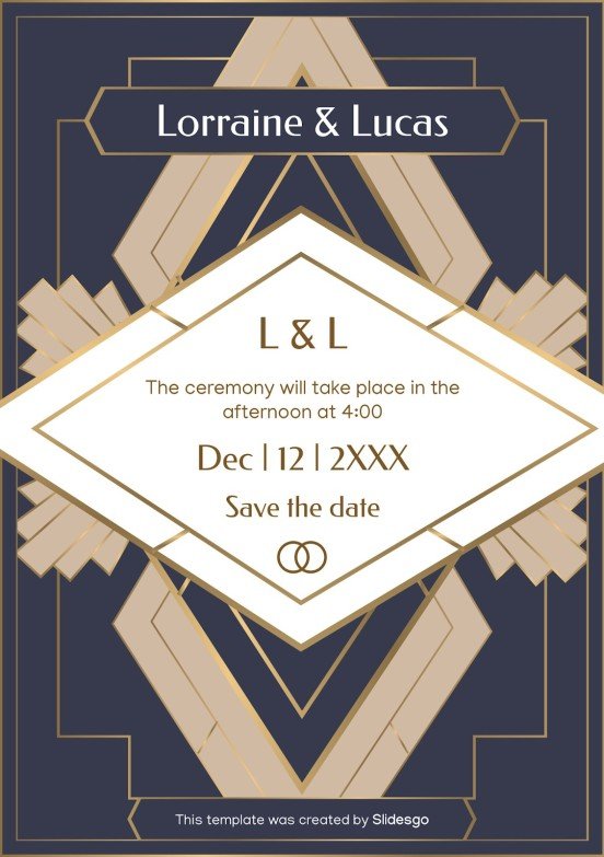 Wedding Anniversary Printable Invitations Presentation