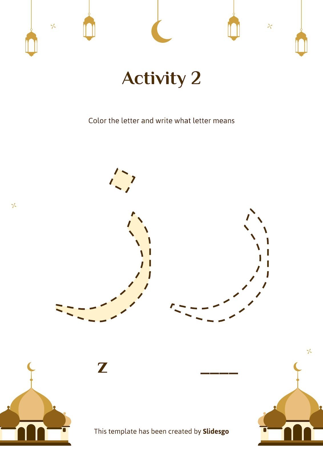 Arabic Alphabet Activities Presentation