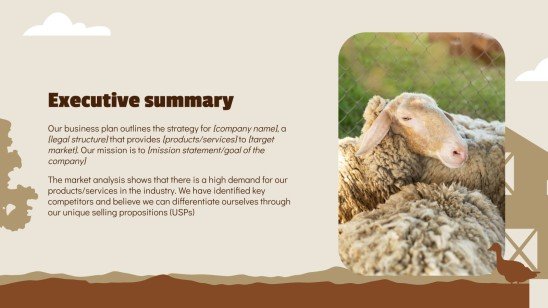 Livestock Business Plan Template