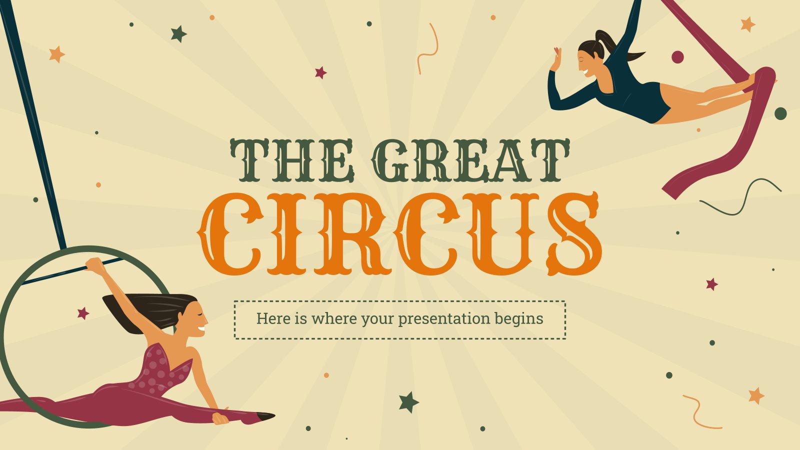 Plantilla de presentación El gran circo