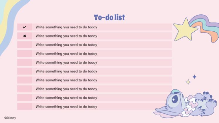 Lilo and stitch lesson