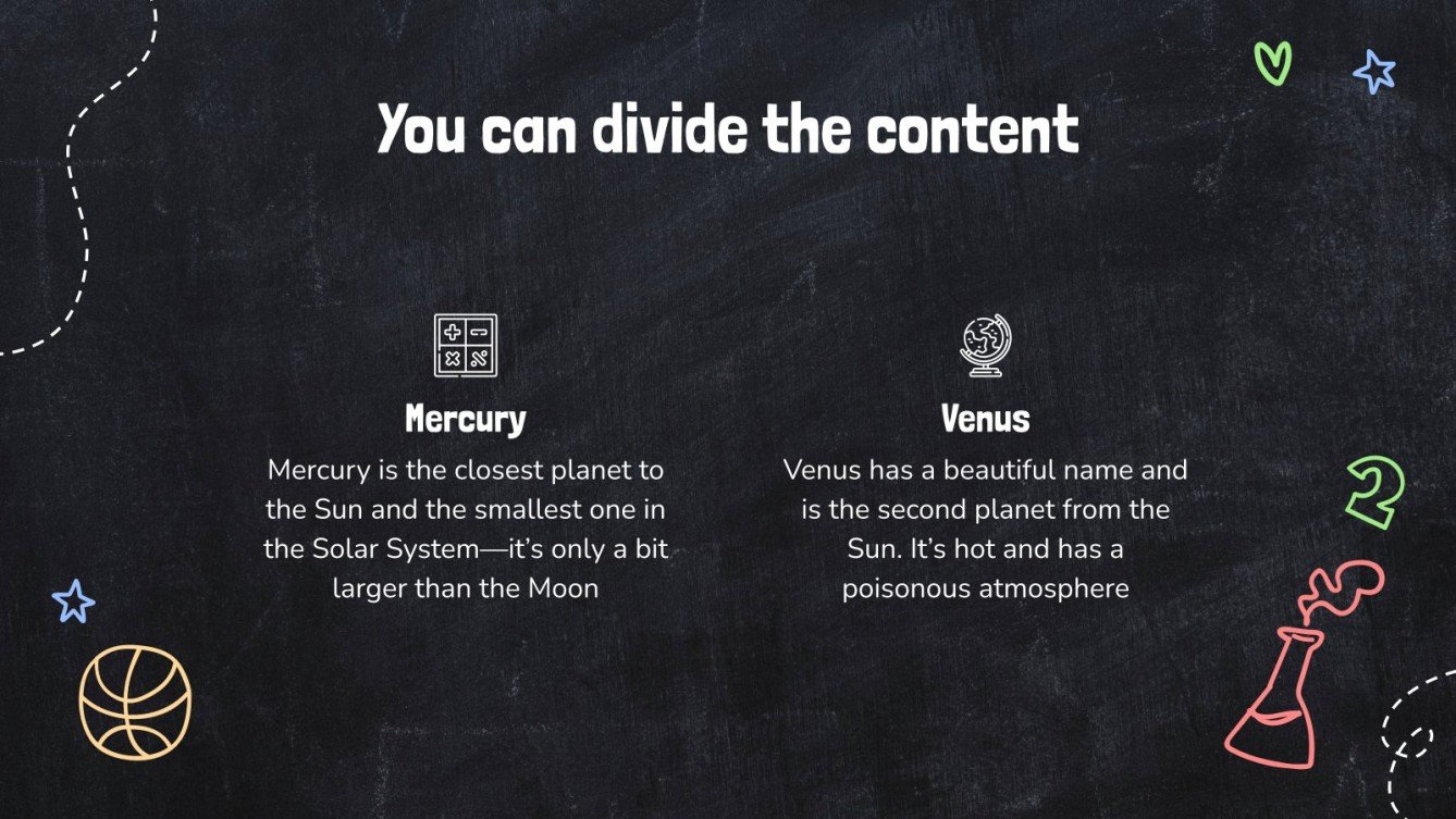 Simple Blackboard Background Lesson Presentation