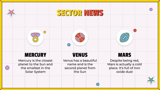 Cartoon Style Sports Newsletter Presentation