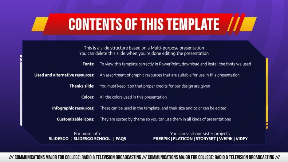 Communications for College Radio & Television Broadcasting