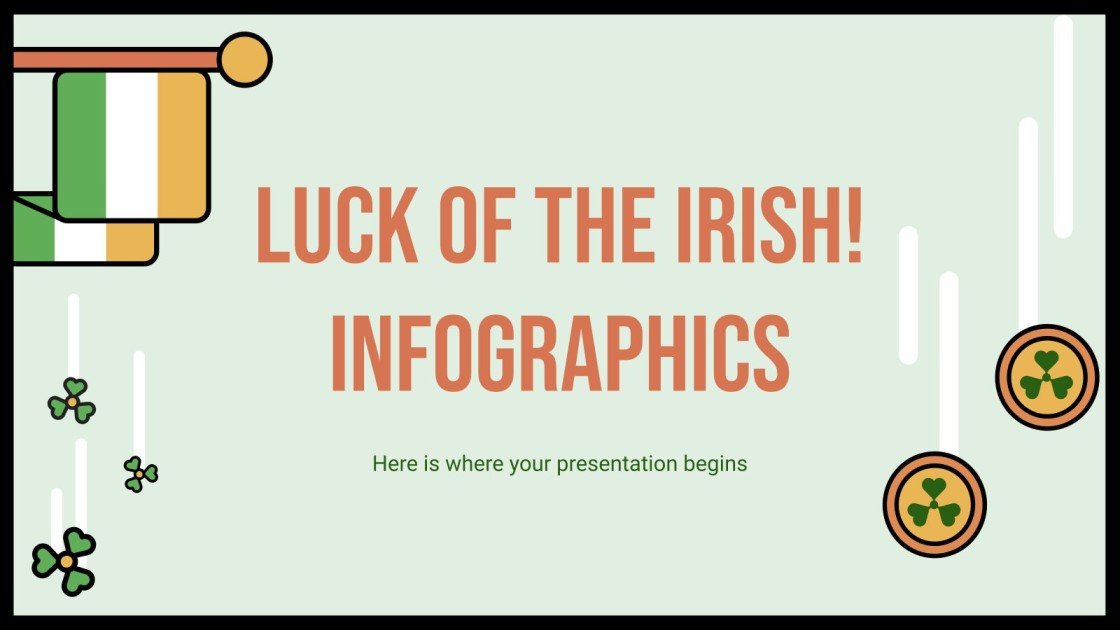 Free St Patrick's Day themes for Google Slides & PowerPoint