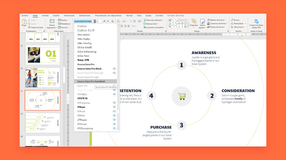 Cómo cambiar, incrustar o añadir fuentes en PowerPoint | Tutoriales y Tips para tus presentaciones