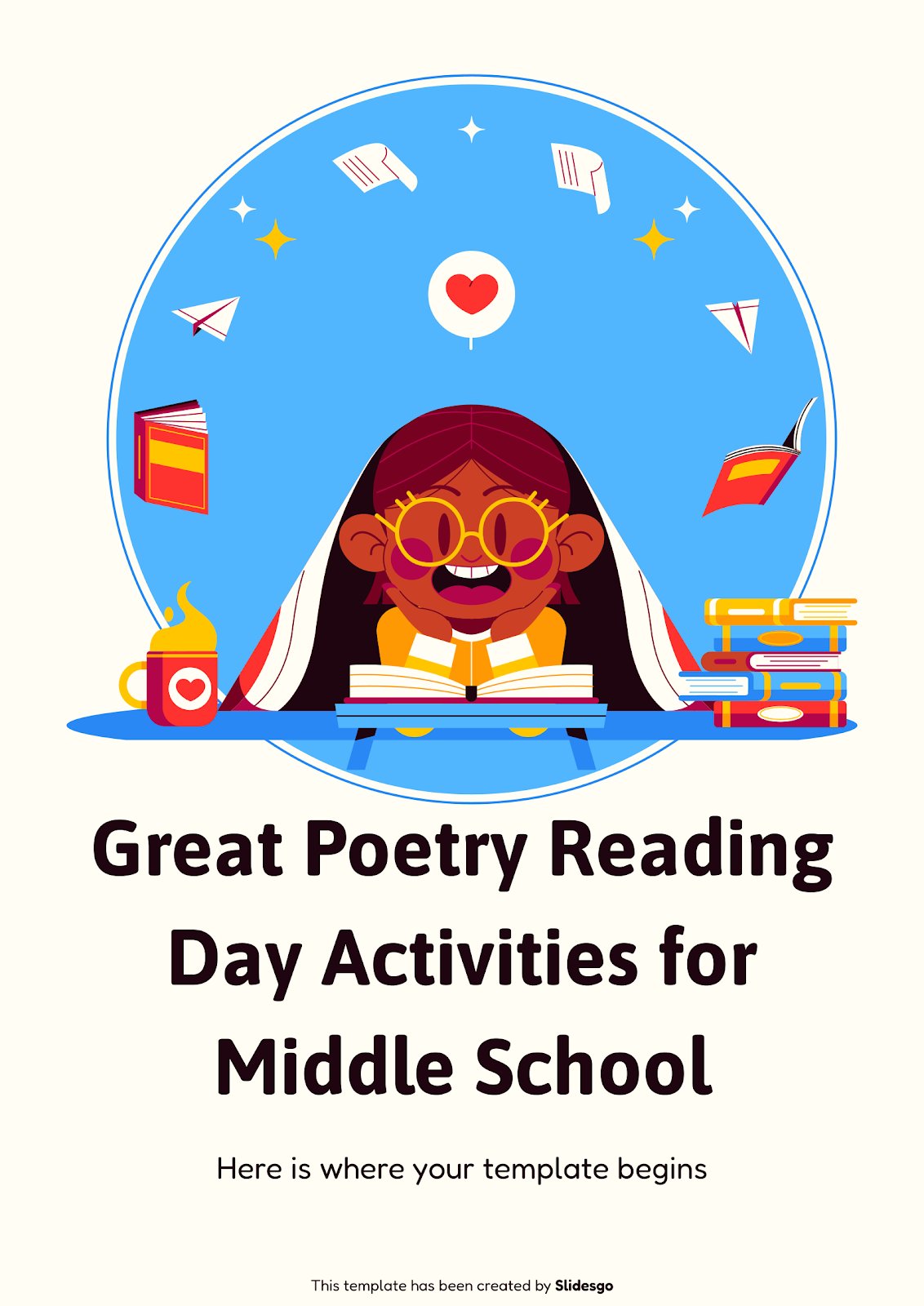 Great Poetry Reading Day Activities for Middle School presentation template 