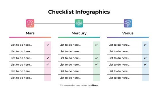 Checklist Infographics Template