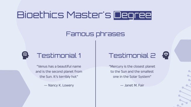 Bioethics Master's Degree Infographics Template