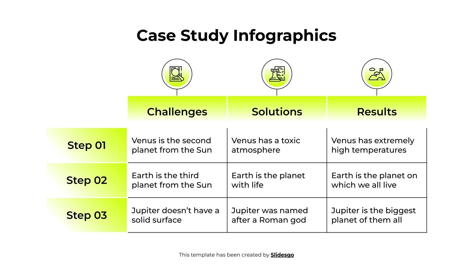 Case Study Infographics Template