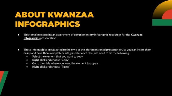 Kwanzaa Infographics Template