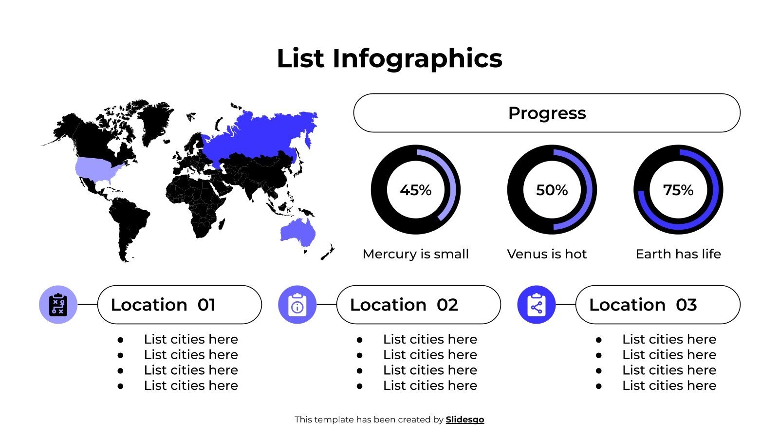 List Info Example List Infographic Presentation