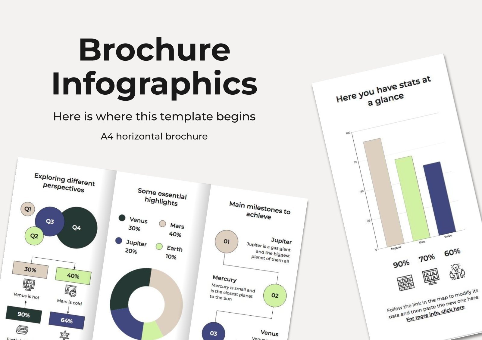 Modèles gratuits de brochures pour Google Slides et PowerPoint