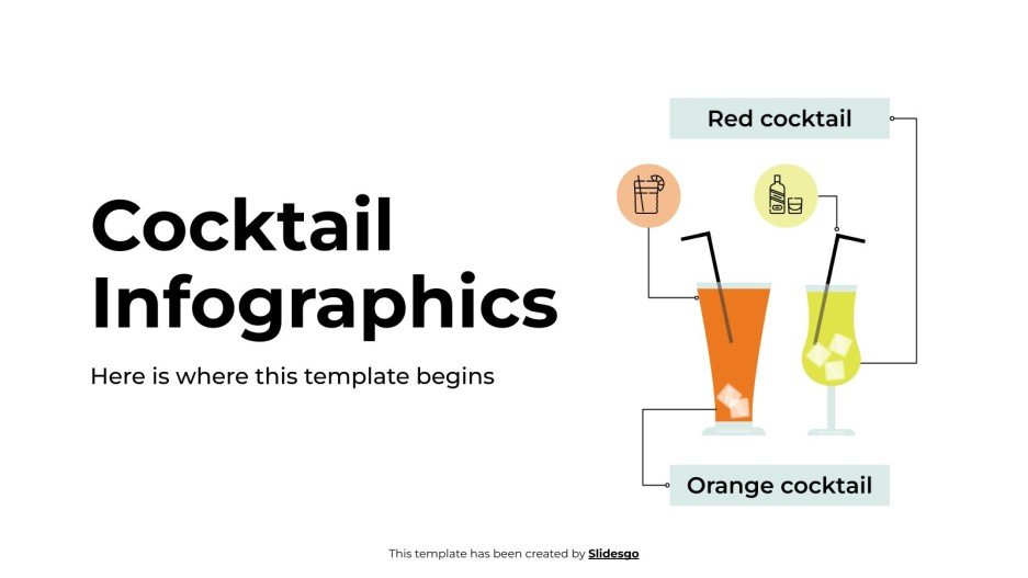 Free templates about Cocktails for Google Slides & PowerPoint