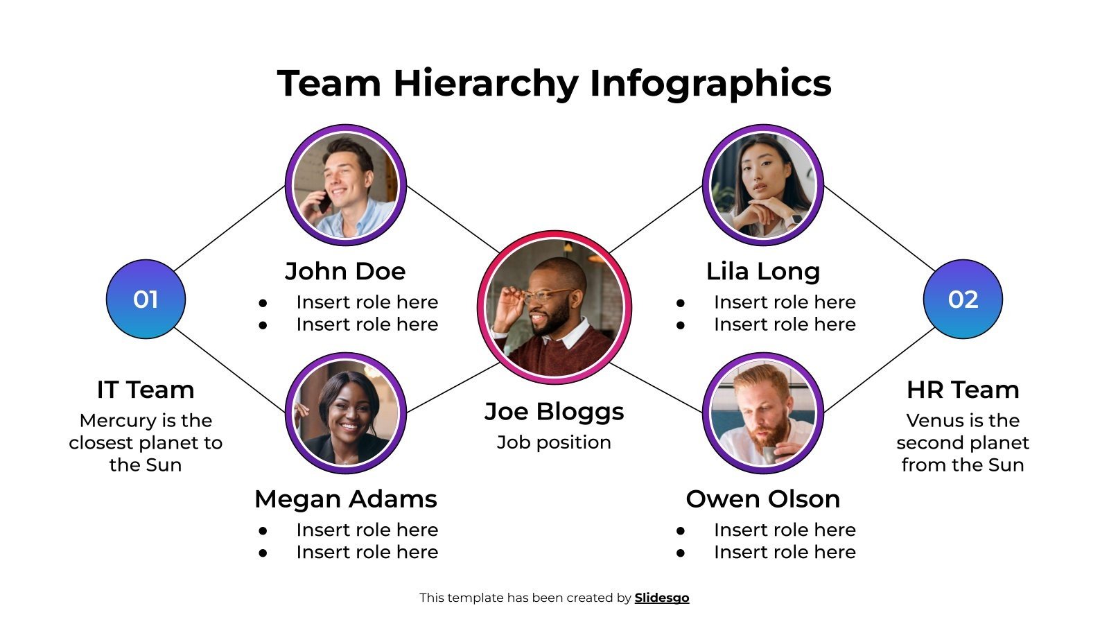 Team Hierarchy Inforgraphics Template