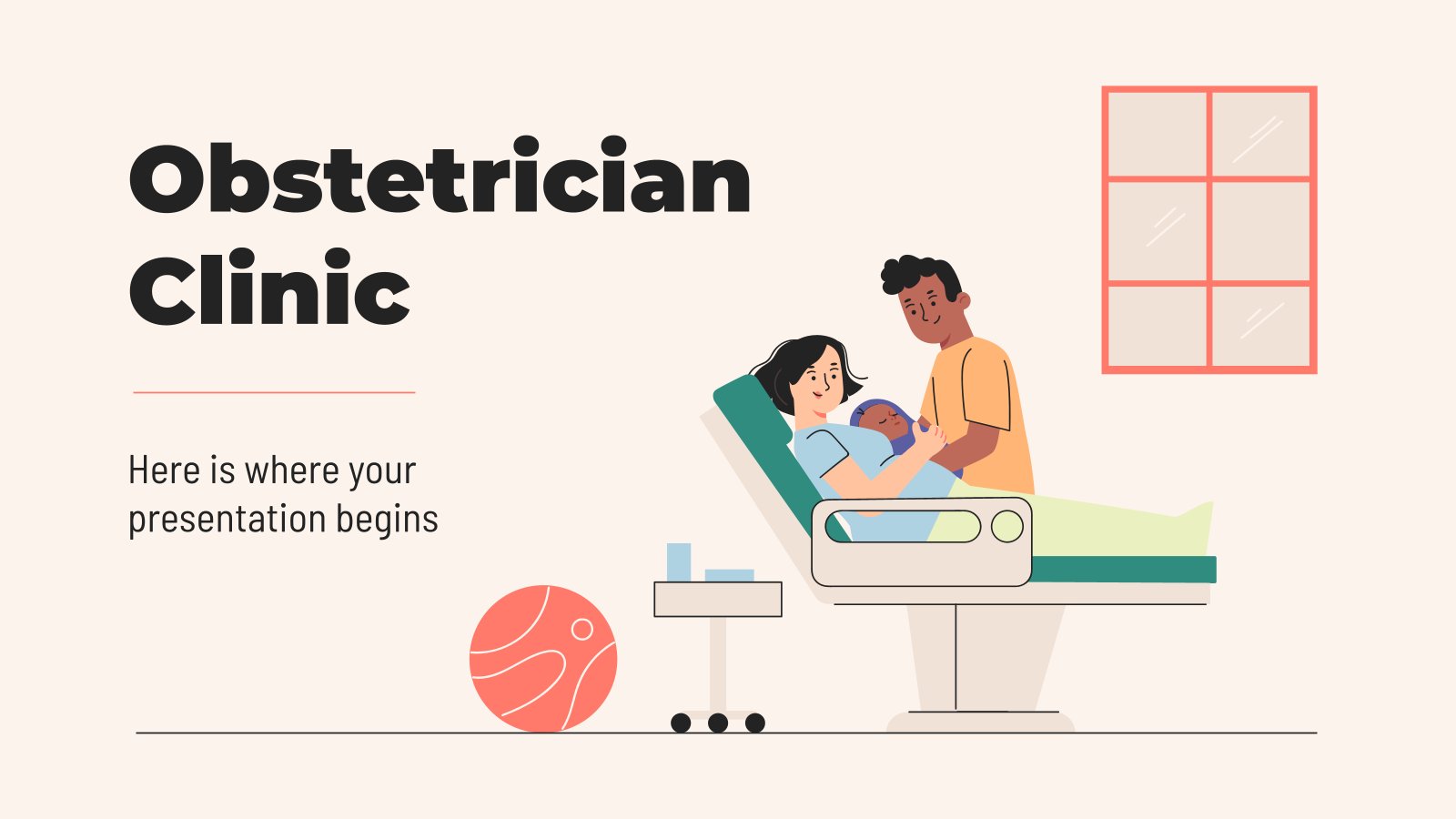 Obstetrician Clinic presentation template 