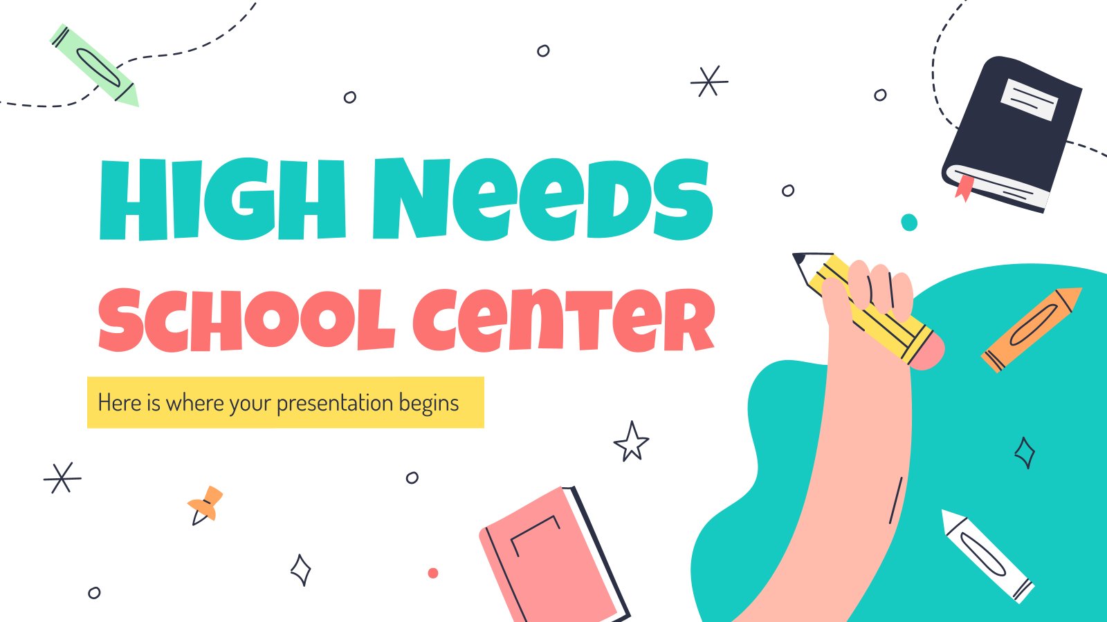 High Needs School Center presentation template 