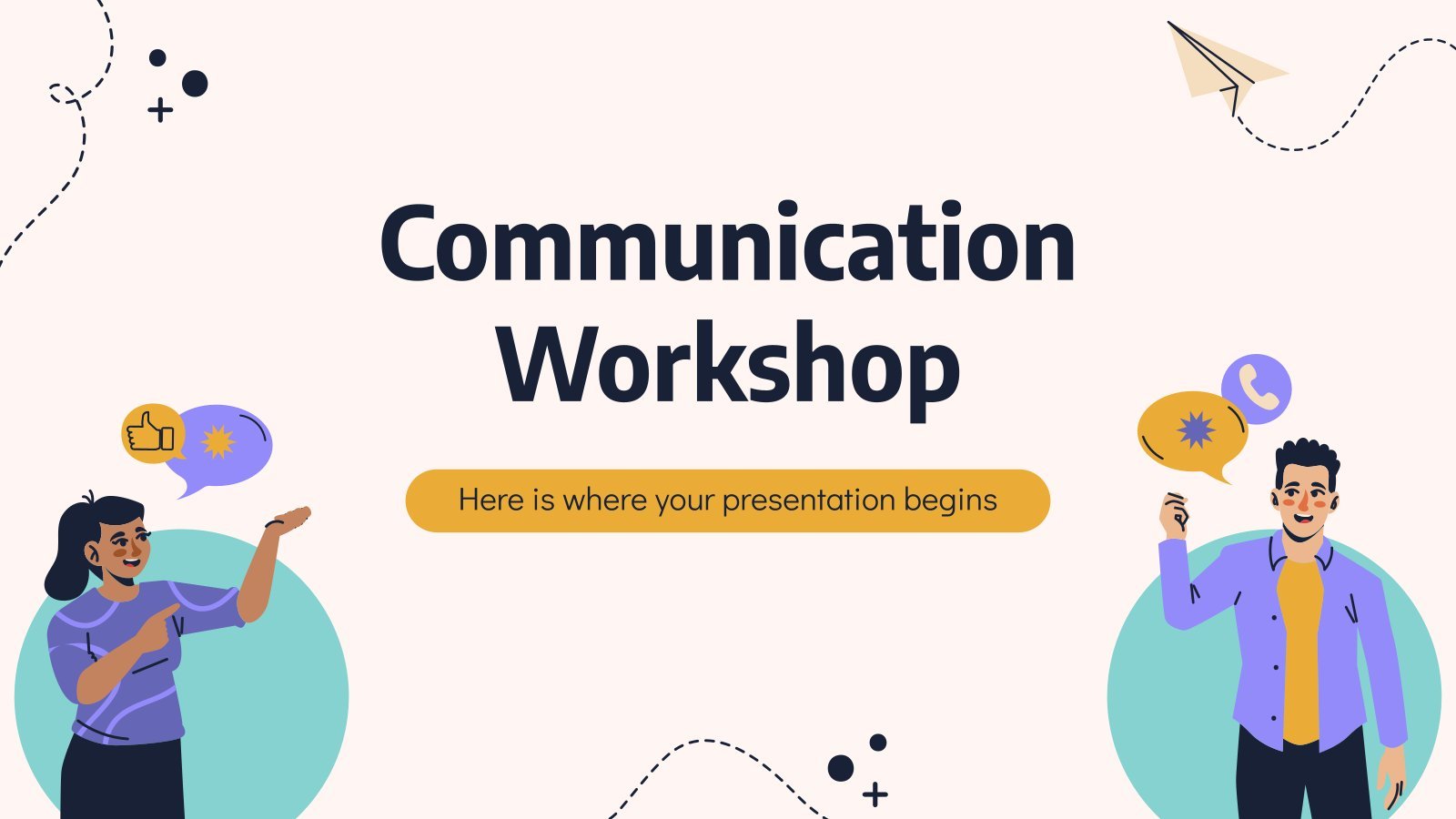 Communication Workshop presentation template 