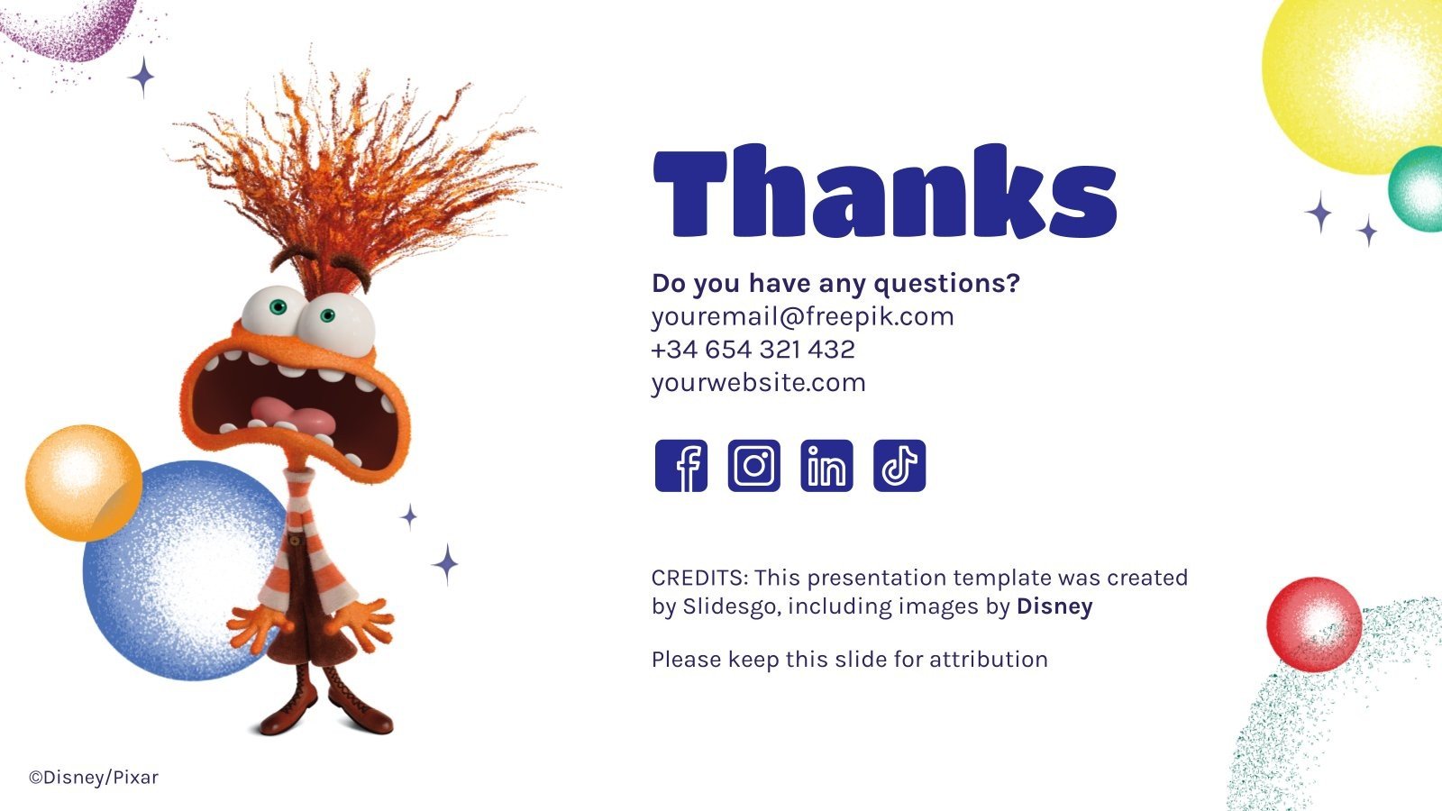 Inside Out 2 Emotions Presentation