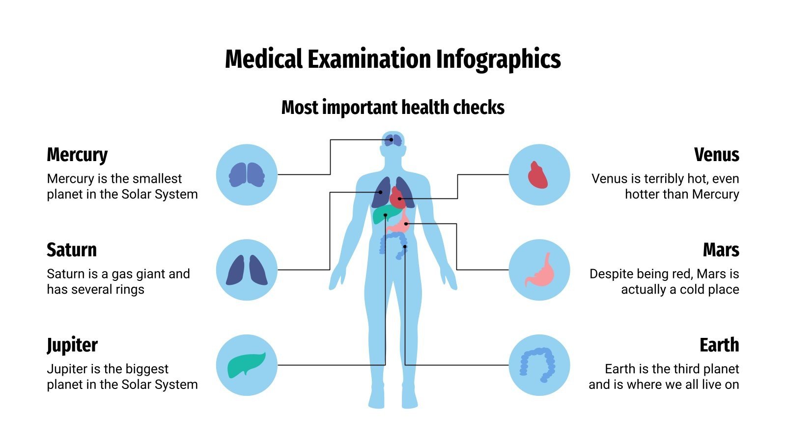 Medical Examination Infographics Template