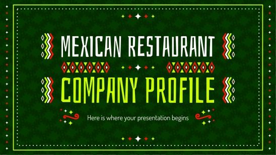 Perfil de restaurante mexicano | Tema do Google Slides e PPT