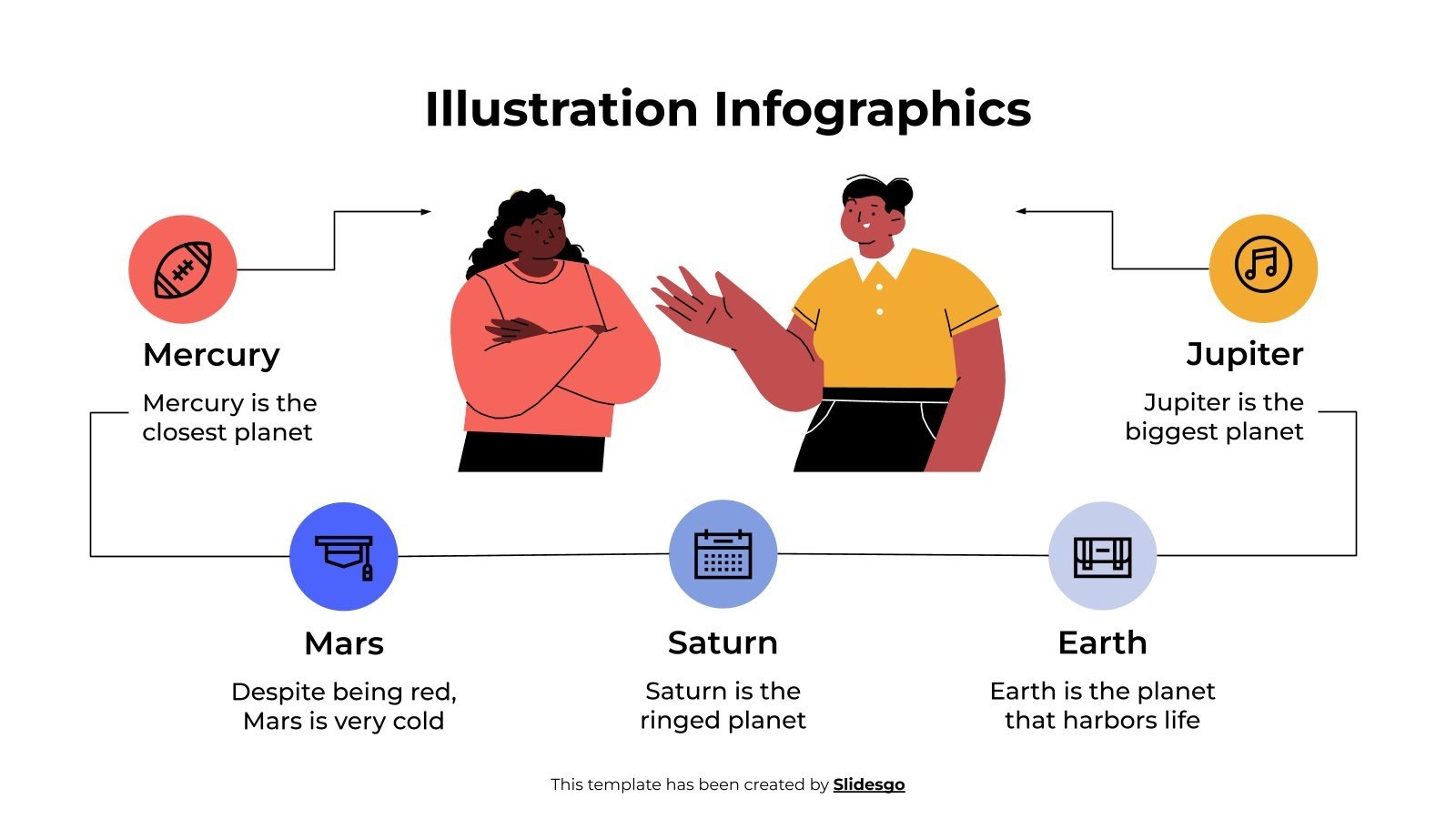 Illustration Infographics Template