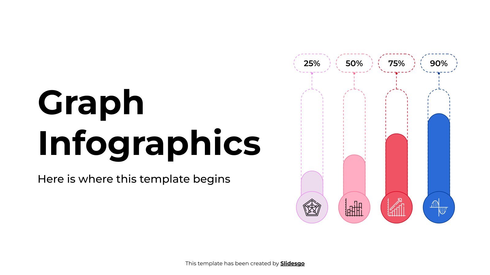 Diagramm-Infografiken Präsentationsvorlage