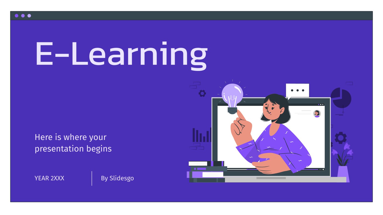 E-Learning presentation template 