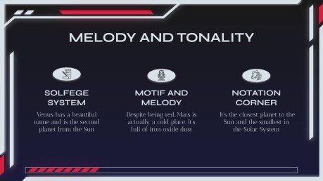 Visual & Performing Arts Major for College: Music, Theory & Composition presentation template 