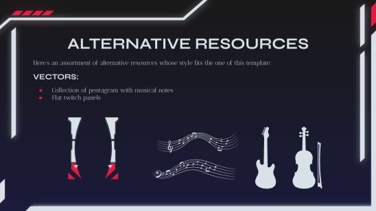 Visual & Performing Arts Major for College: Music, Theory & Composition presentation template 